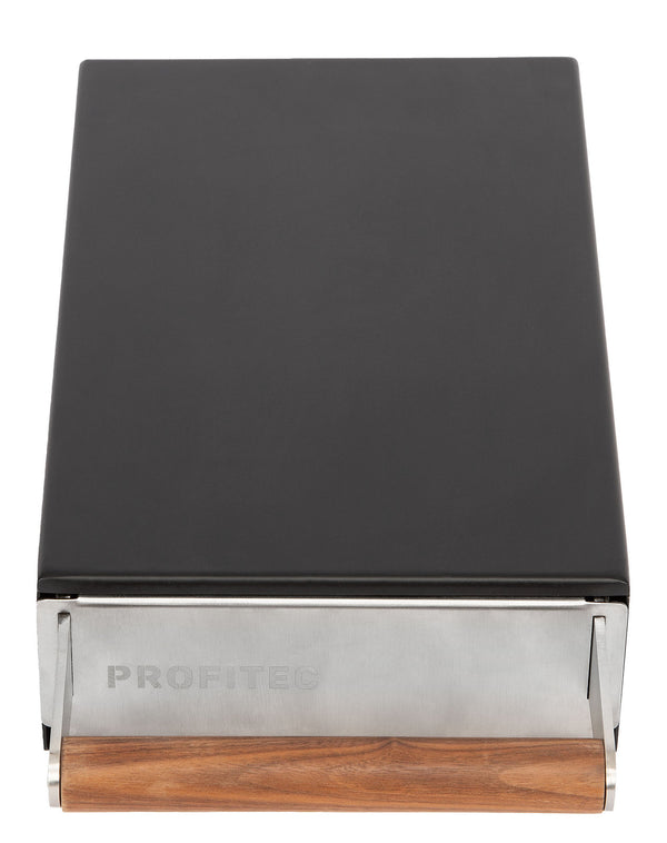 Profitec Knock Box Drawer, black with wooden handle