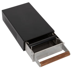 Profitec Knock Box Drawer, black with wooden handle