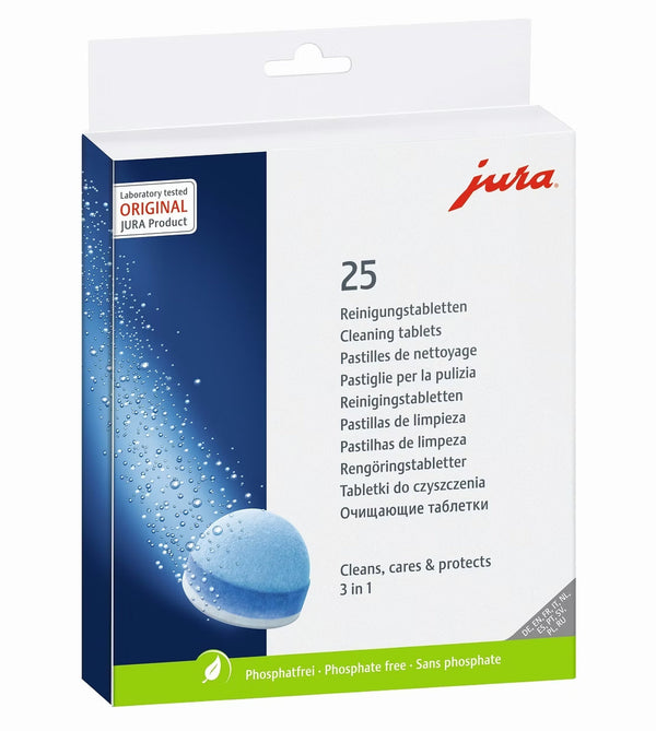 JURA 3-fázové čistiace tablety 25 ks